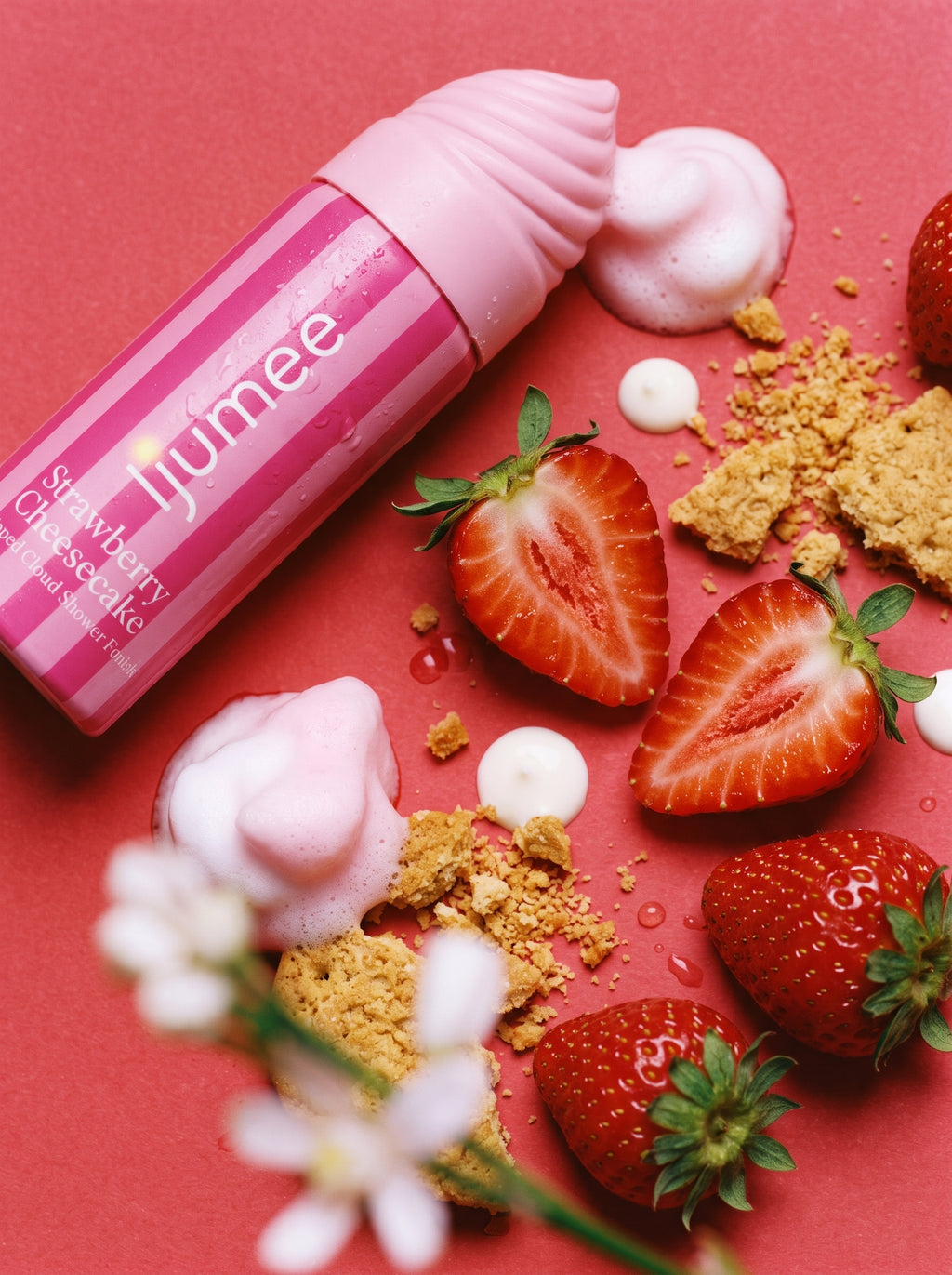 ljumee Strawberry Cheesecake Bulut Formlu Duş Köpüğü